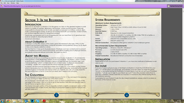 Civ V PDF Manual Civ V PDF Manual