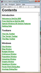 SimCity 2000 Help file
