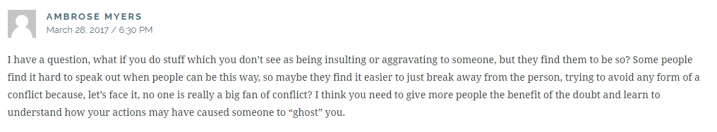ghosting-comment